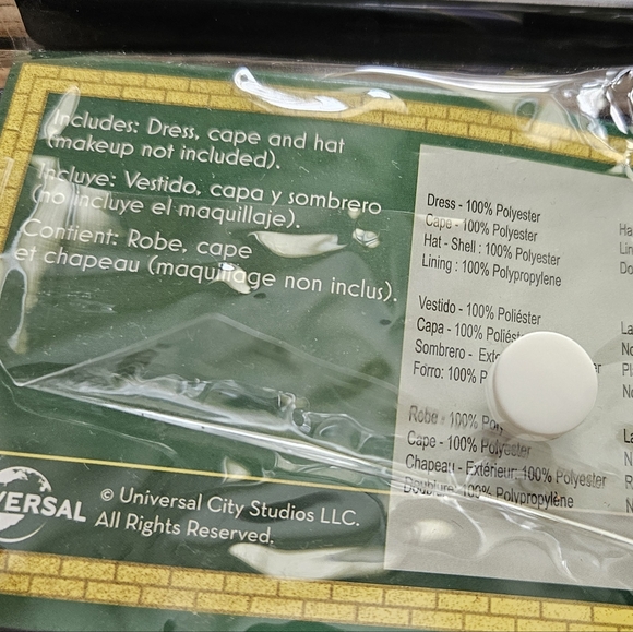 Disguise Wicked Movie Elphaba Girl Costume Size S/P 4-6X Cosplay Musical Witch - Picture 5 of 6